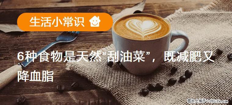【生活小常识】6种食物是天然“刮油菜”,既减肥又降血脂 - 云浮生活资讯 - 云浮28生活网 yf.28life.com